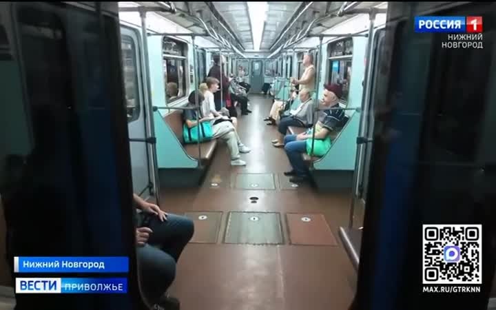 Брендированный метропоезд, посвященный предстоящим выборам, начал курсировать по линиям Нижегородского метрополитена