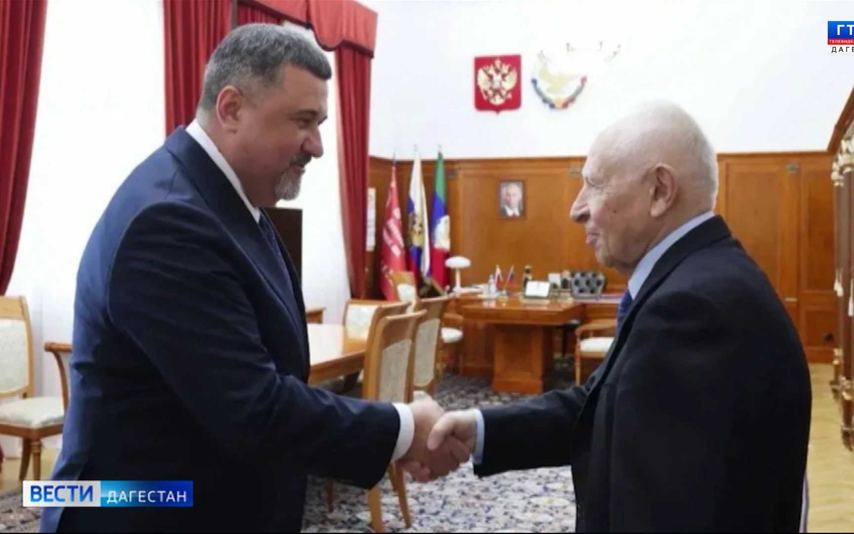 Фёдор Щукин поздравил с днём рождения первого президента Дагестана Муху Алиева