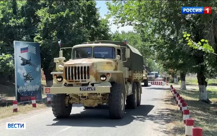 Бойцы Центрального военного округа принимают участие в учениях в Киргизии