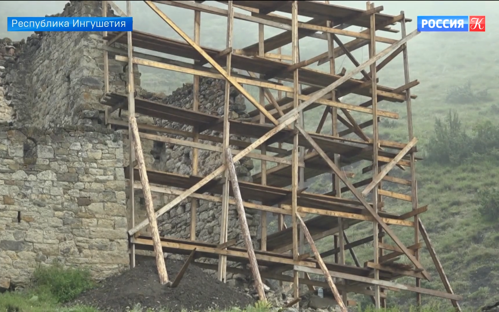 Башенный комплекс "Кхарт" восстанавливают в Ингушетии