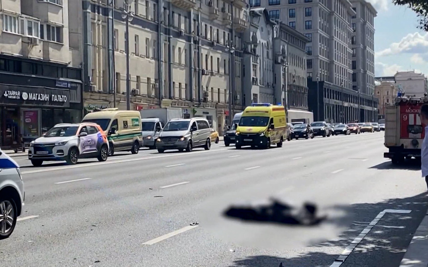 Влетел на мотоцикле в скорую помощь