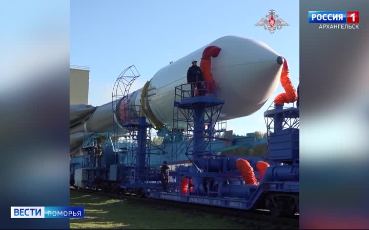 Сегодня с космодрома Плесецк стартовала ракета-носитель «Союз-2.1б»