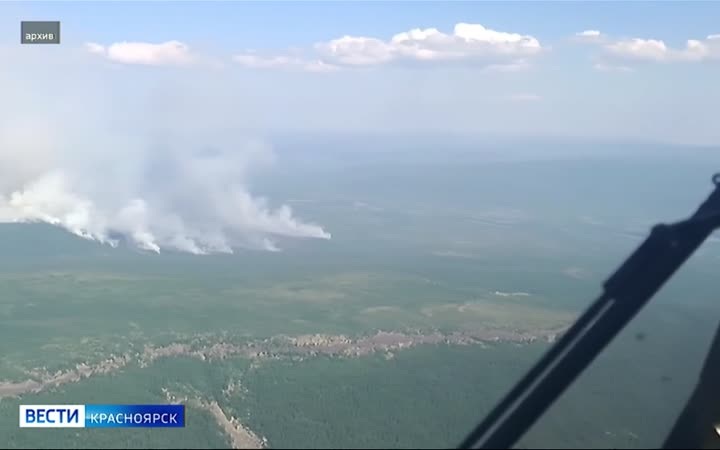 В Красноярском крае увеличилась площадь лесных пожаров