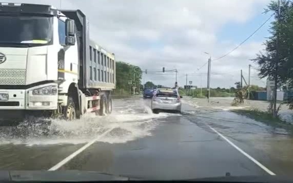 Сильнейший потоп в приморском селе Михайловка
