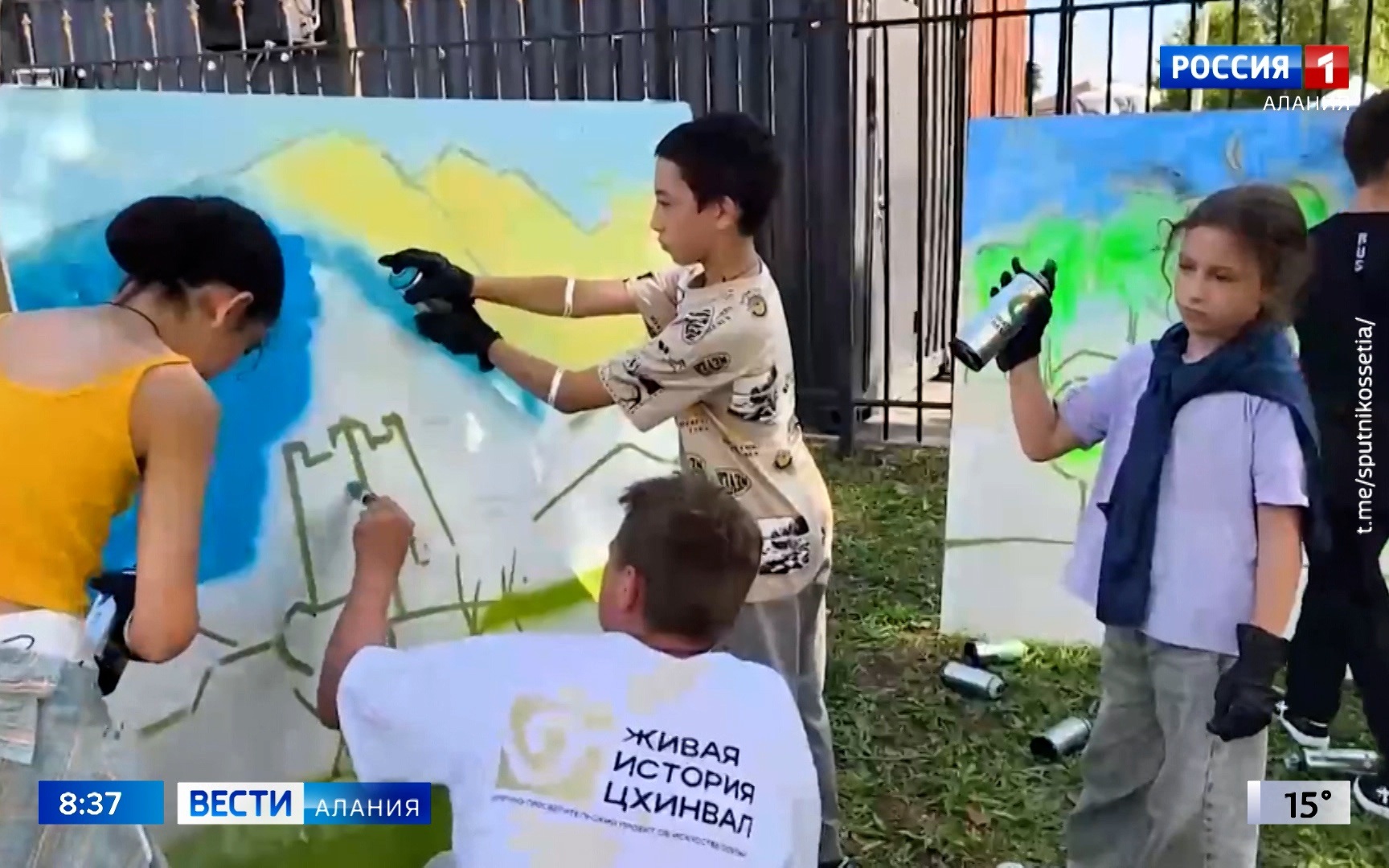 В Цхинвале прошла мастерская монументального искусства