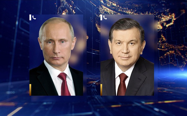 Владимир Путин поздравил Шавката Мирзиёева с 35-й годовщиной независимости Узбекистана