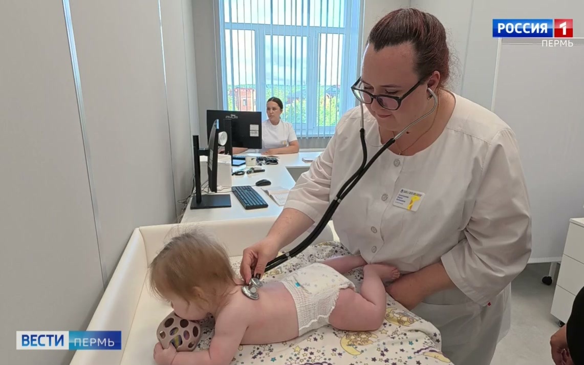 Новая детская поликлиника открылась в Соликамске