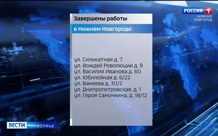 Фонд капитального ремонта Нижегородской области принял решение провести ремонтные работы в 28 многоквартирных домах досрочно