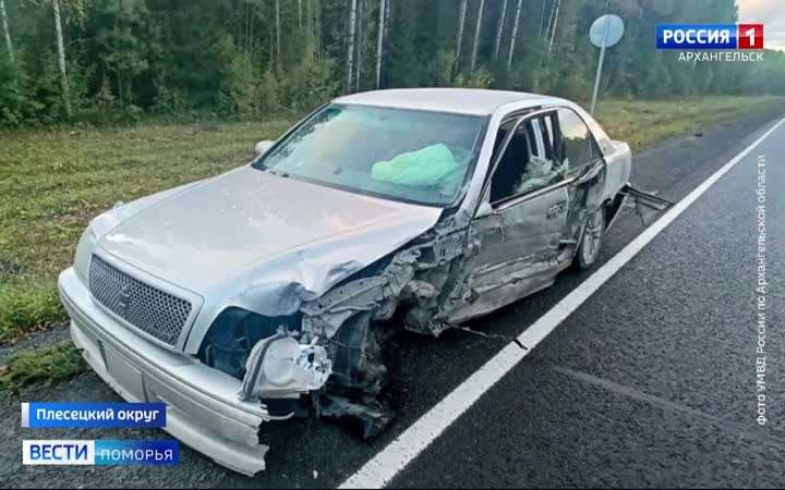 В аварии под Плесецком пострадал водитель КАМАЗа