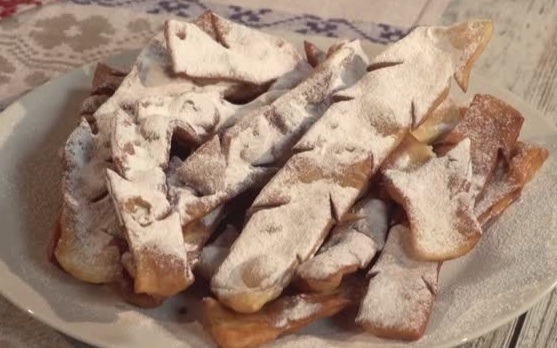 Пшенная запеканка с репой и хворост