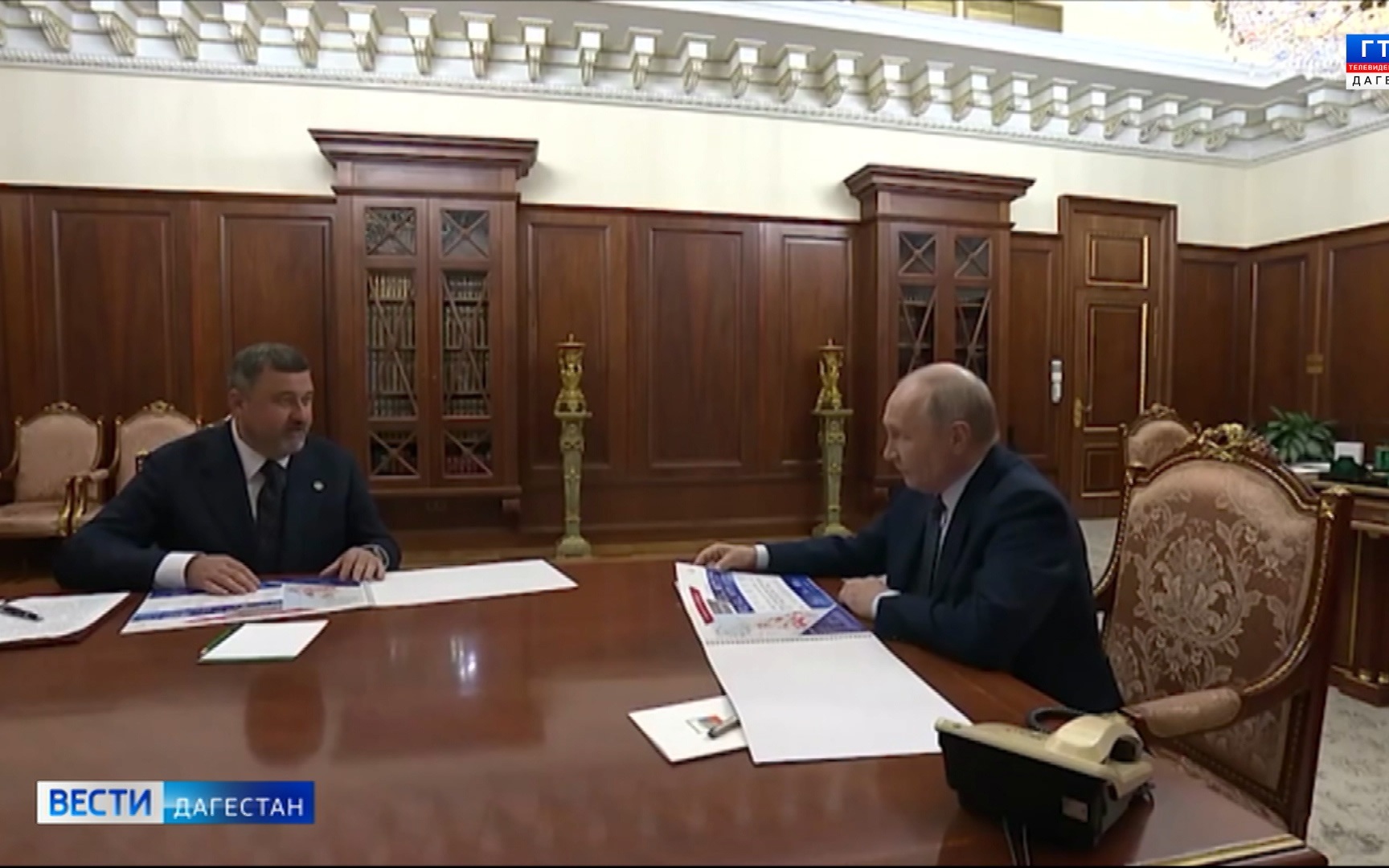 Владимир Путин провёл рабочую встречу с врио главы Дагестана Фёдором Щукиным