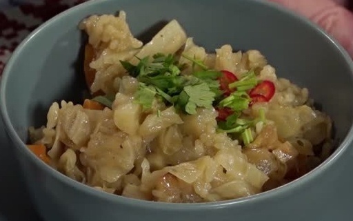 Капуста по-гречески и манник