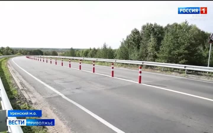 282 сигнальных столбика смонтировали в Уренском округе