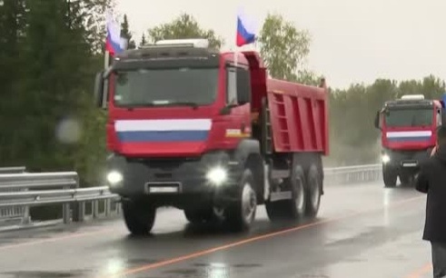 Открыт новый путепровод на трассе Екатеринбург — Курган в Свердловской области
