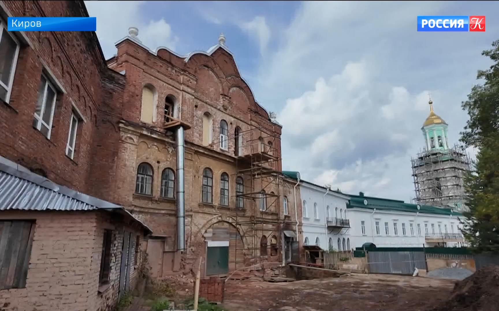 Спасо-Преображенский монастырь реставрируют в Кирове