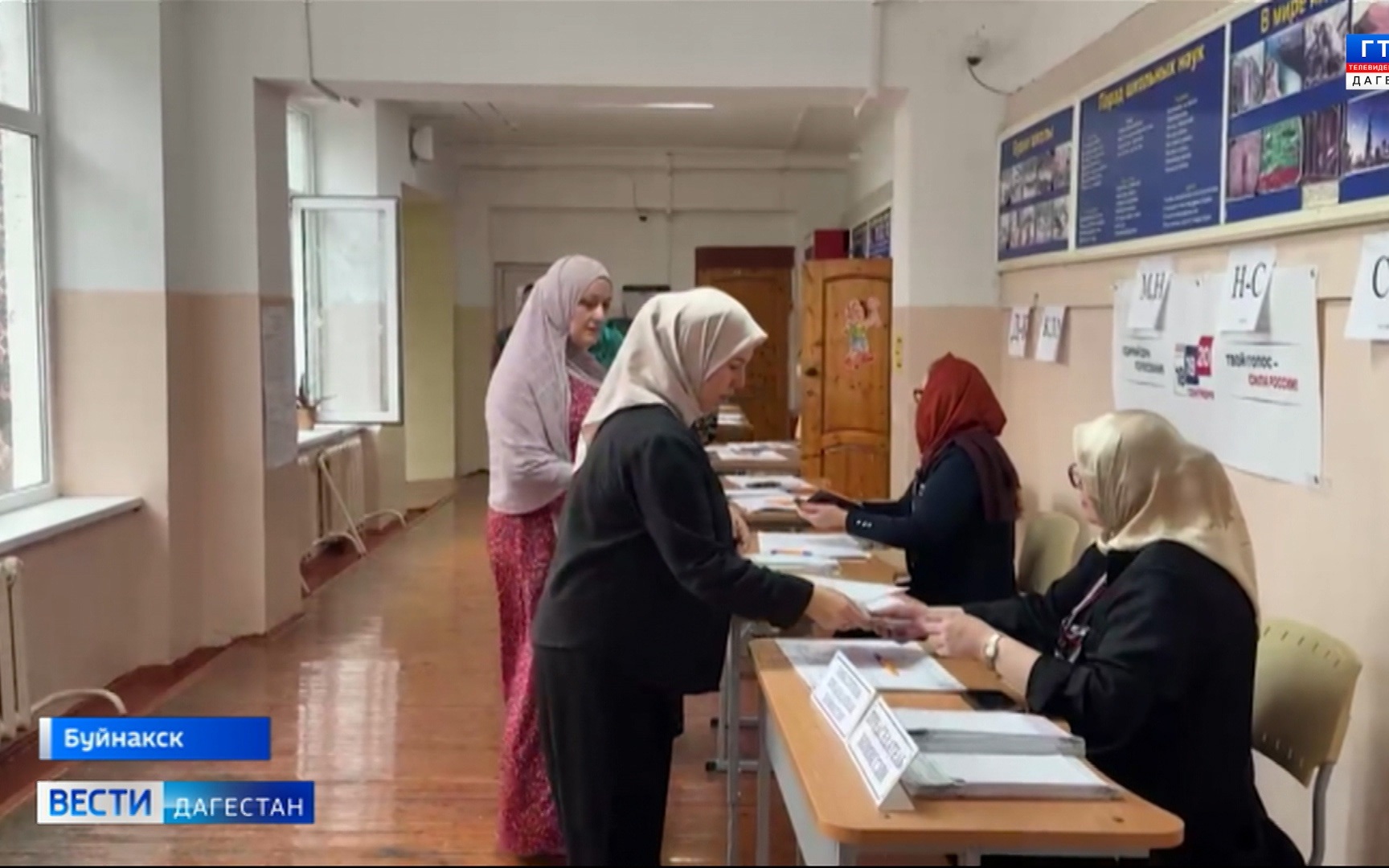На избирательном участке в Буйнакске царила по-настоящему праздничная атмосфера