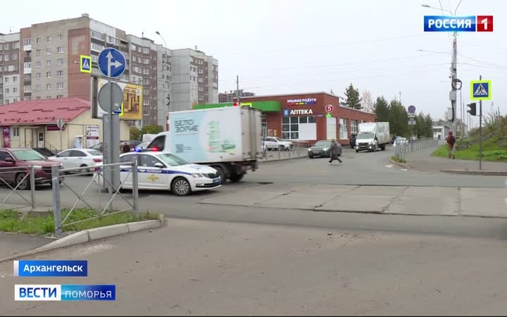 Сегодня ровно в полночь перекроют движение на перекрёстке Московского проспекта и улицы Смольный Буян в Архангельске