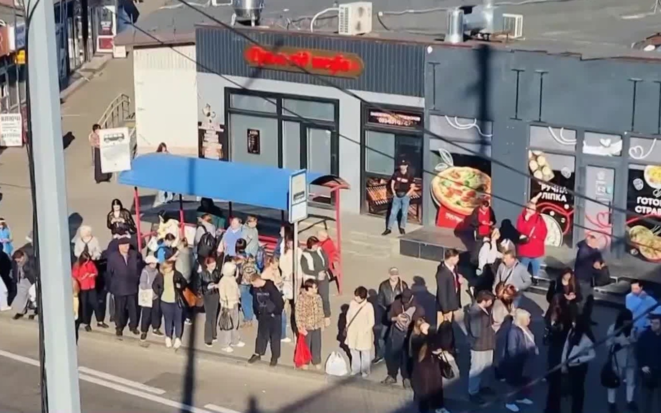 Перебои со светом и транспортом в Киеве