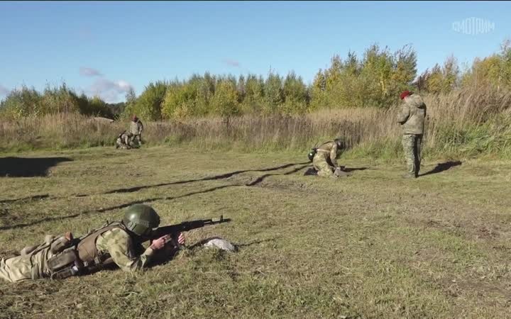 Бойцы Росгвардии проходят испытания на краповый берет