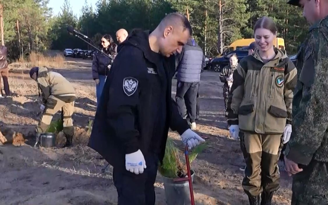 Глава Марий Эл принял участие в акции «Сохраним лес»
