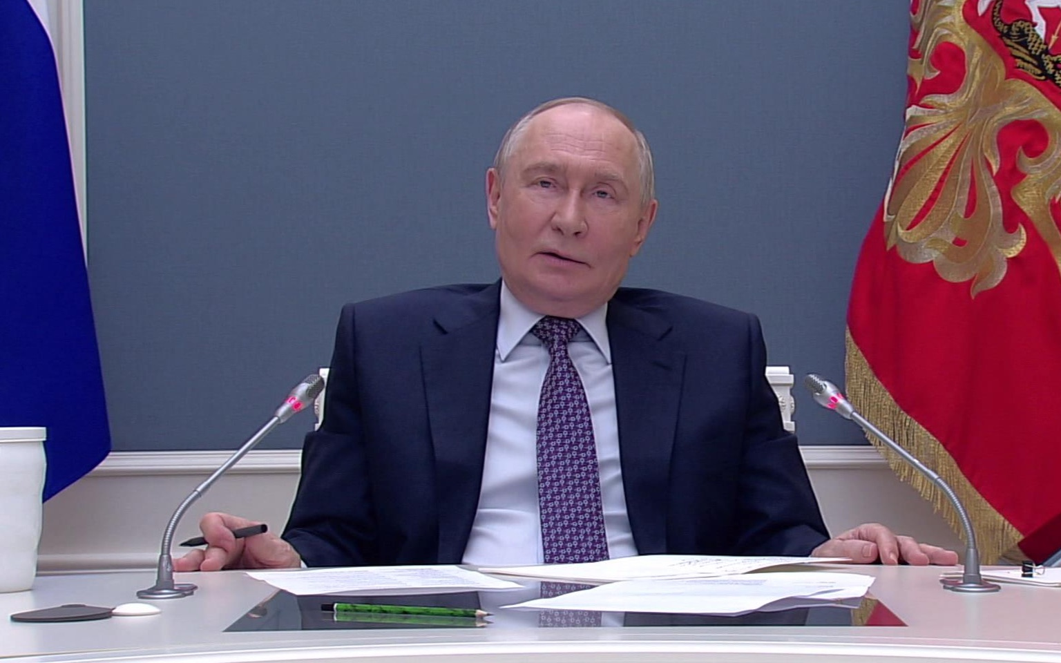 Владимир Путин принял участие в форуме-съезде Общероссийской общественной организации "Деловая Россия"