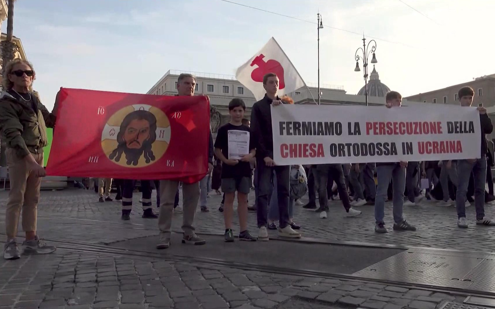 Преследование УПЦ: акция в Риме против националистического давления на верующих