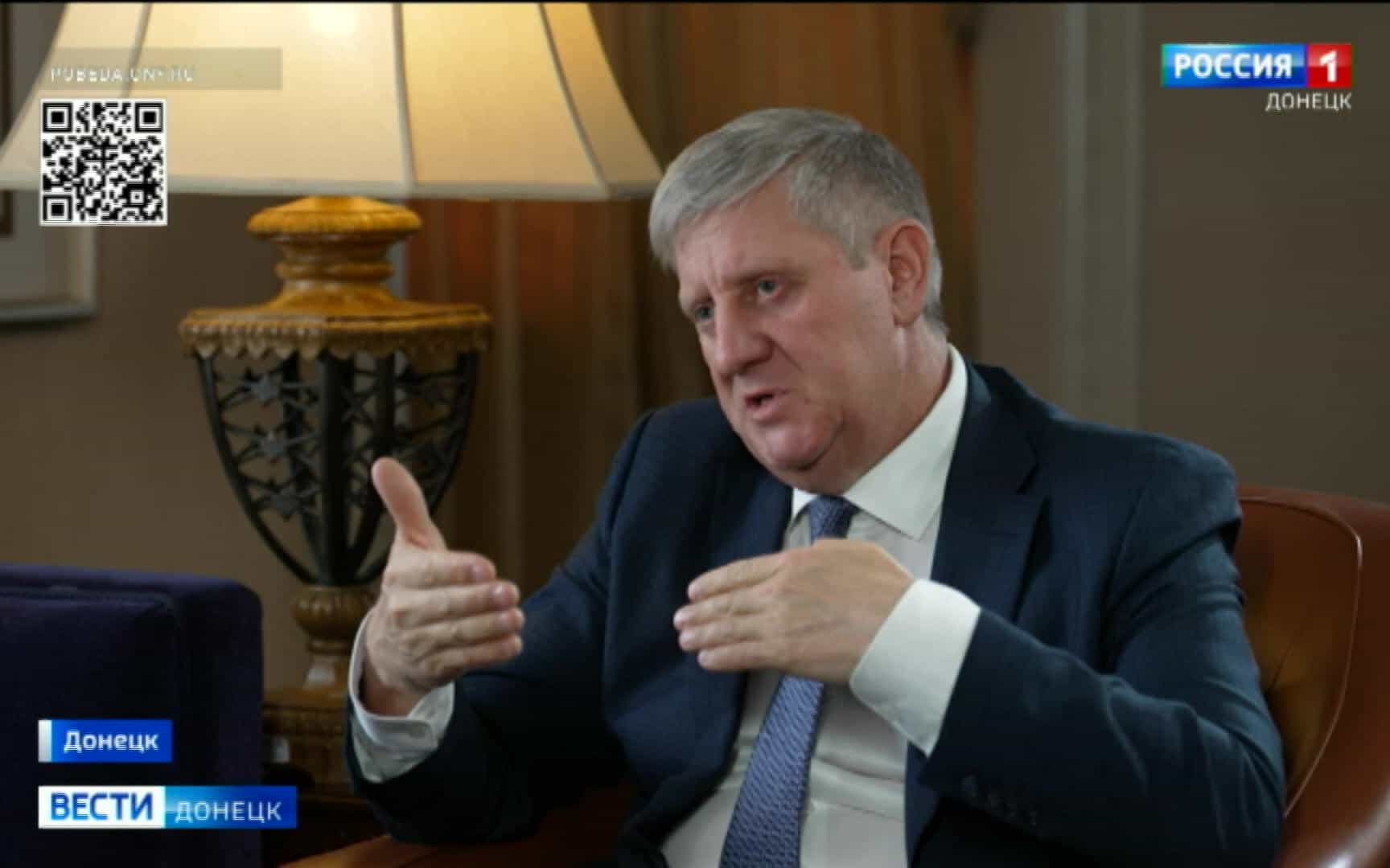 Интервью с председателем Правительства ДНР Андреем Чертковым