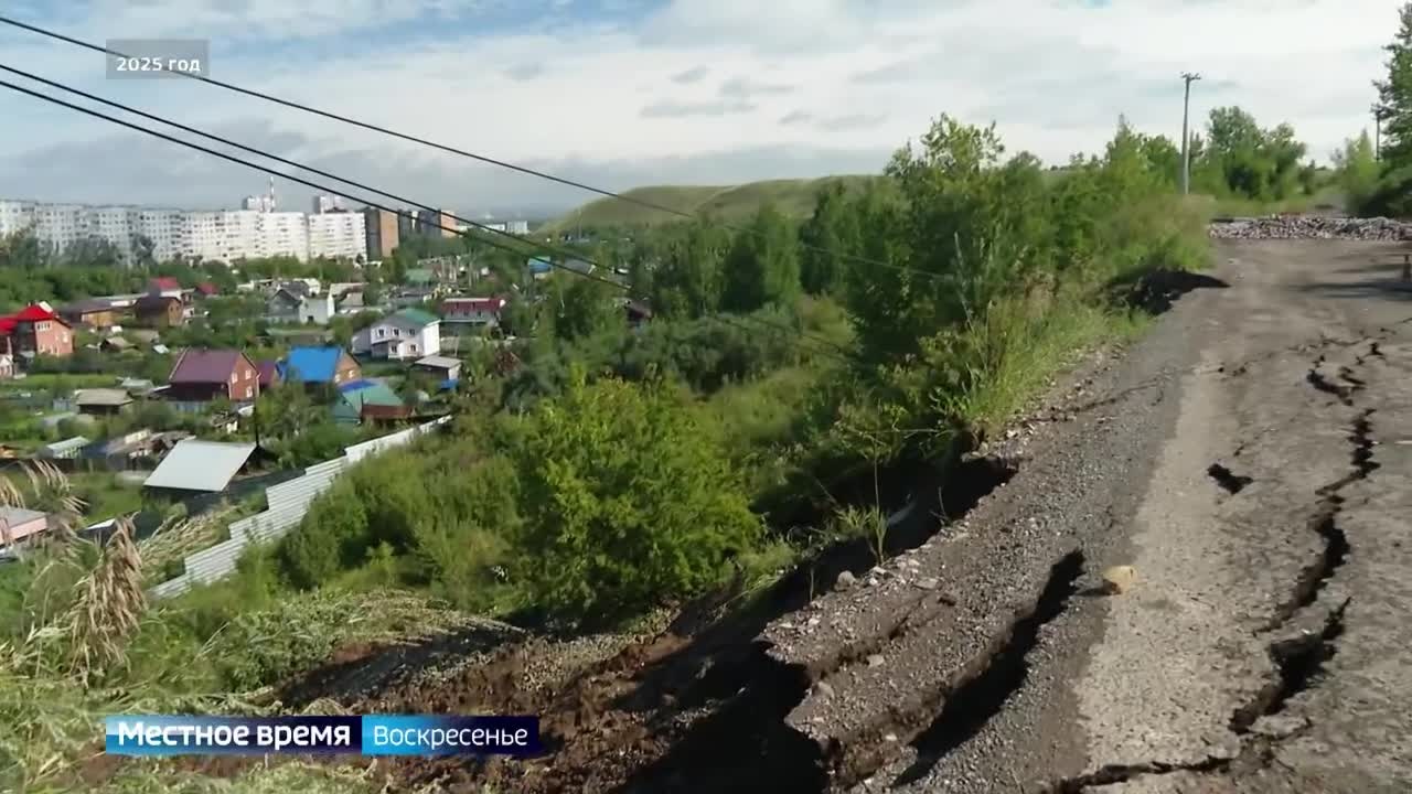 В Красноярске начались паводки
