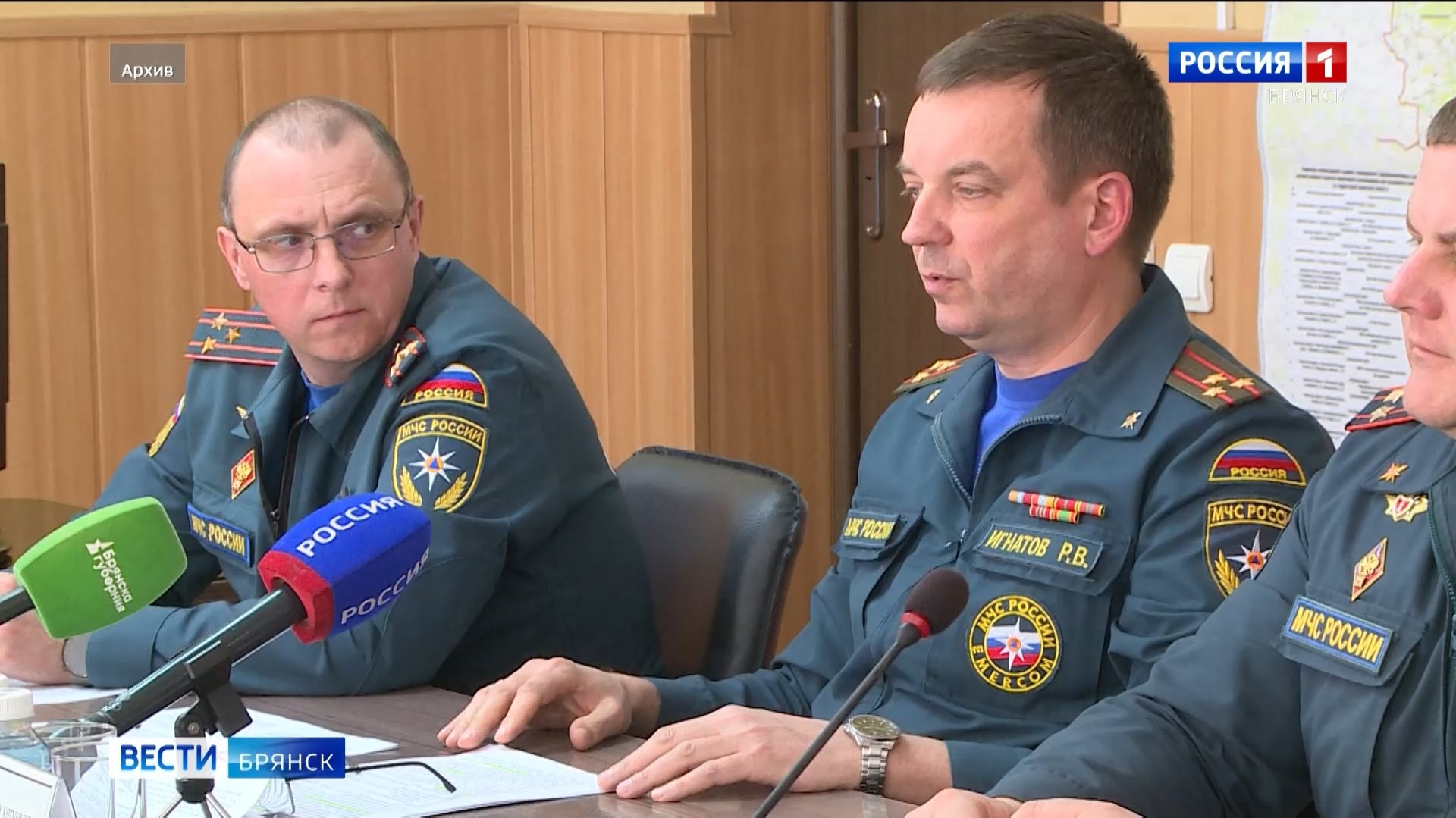 Паводок стал поводом брифинга брянских спасателей