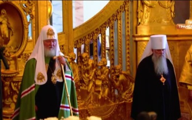 Патриарх Кирилл совершил литургию в Петербурге в день памяти апостолов Петра и Павла