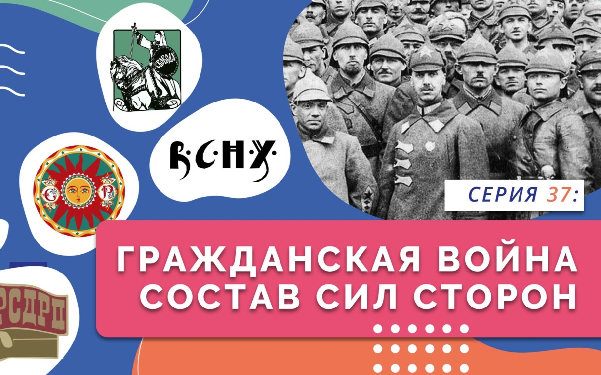 Гражданская война. Состав сил сторон