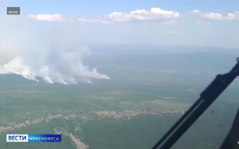 В Красноярском крае увеличилась площадь лесных пожаров