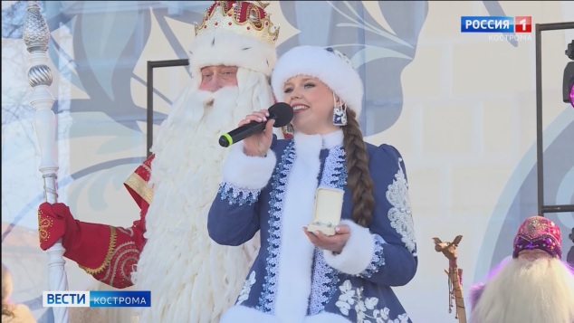 Главную костромскую волшебницу ювелиры одарили драгоценностями из коллекции «Снегурочка»