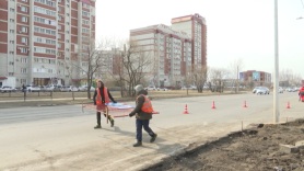 В областном центре приступили к ремонту улицы Студенческой