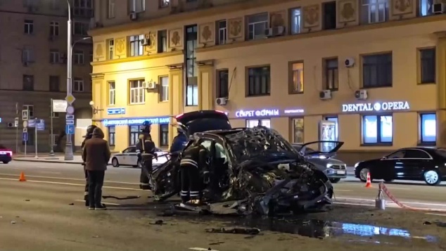 Массовая авария произошла в центре Москвы