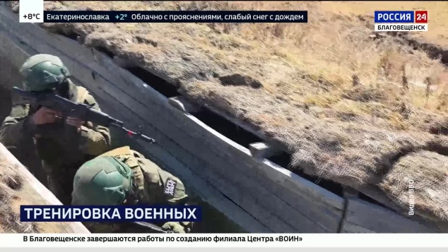 В Приамурье мотострелки отрабатывают штурм и оборону