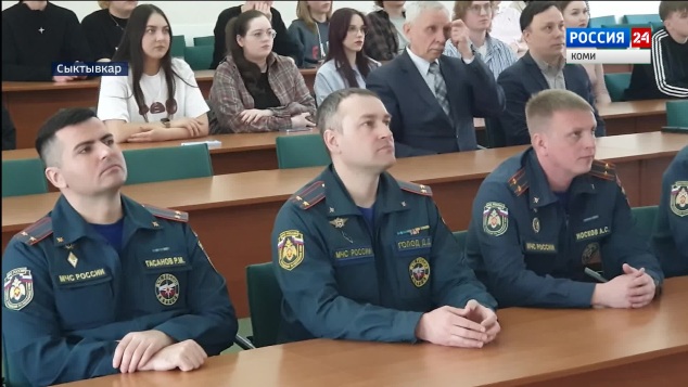 В Сыктывкаре торжественно открыли региональное отделение Всероссийского студенческого корпуса спасателей