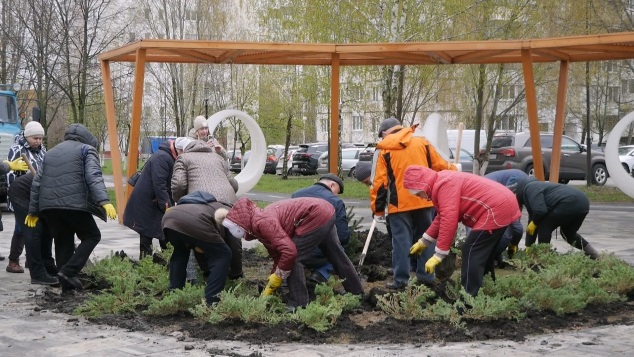 В Белгороде 150 человек вышли на субботник