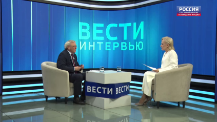 "Вести-Интервью". Гость программы - Евгений Люлин