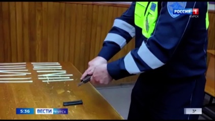 Лучший инспектор ГАИ несет службу в отдельной роте дорожно-патрульной службы Курска