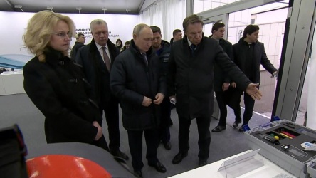 Владимир Путин посетил Федеральный центр медицины катастроф