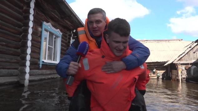 Вода начала уходить: в новосибирской Пехтовке снижается уровень паводка