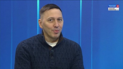 "Вести-Интервью". Гость программы - консультант по инклюзивному развитию региона проектного офиса «Стратегия развития Нижегородской области», председатель нижегородской общественной организации инвалидов «Ковчег» Роман Пономаренко.