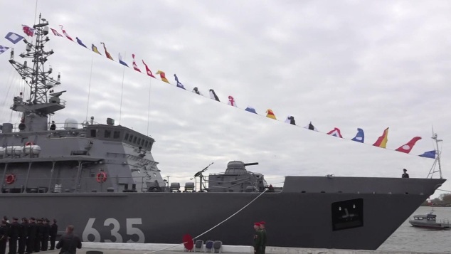В состав ВМФ России вошел новейший минный тральщик "Полярный"