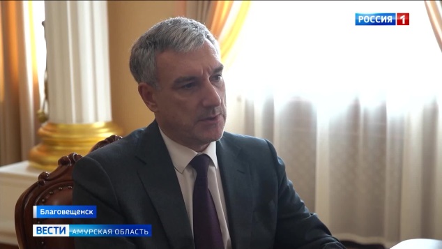 Василий Орлов встретился с новым начальником Управления Росгвардии по Амурской области