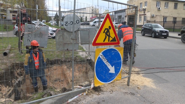 В Белгороде продолжают устранять последствия ЧП на тепломагистралях