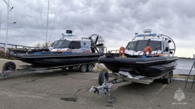 Спасатели Амурской области получили две амфибийные аэролодки