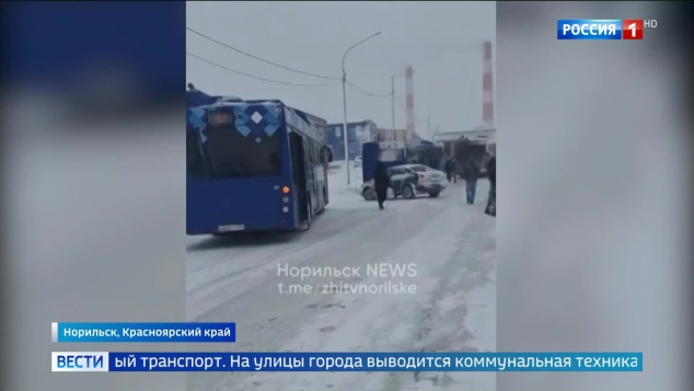 Резкое похолодание в Москве и Норильске