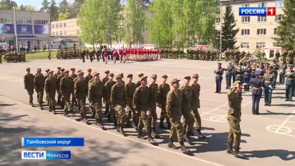 Державинцы традиционно провели парад, посвящённый Дню Победы