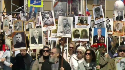 Полная видеоверсия шествия «Бессмертного полка» 9 Мая во Владивостоке